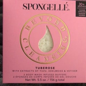 SPONGELLE’ 2 pk INFUSED BODY BUFFERS Tuberose